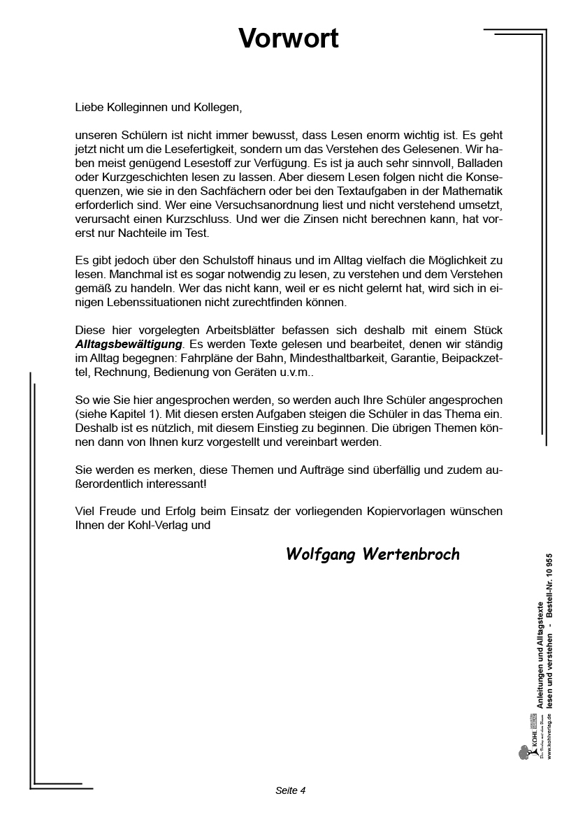 Anleitungen und Alltagstexte lesen und verstehen, PDF, ab 8 J., 48 S.