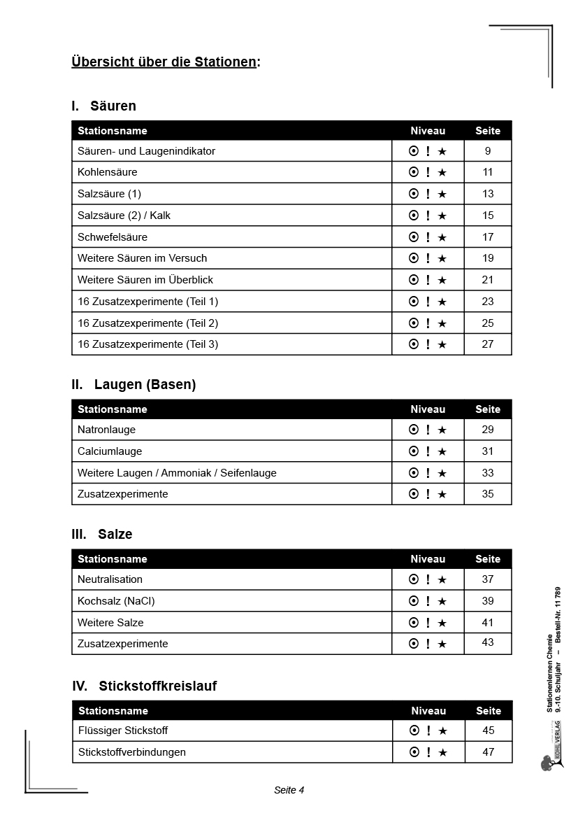 Stationenlernen Chemie / Klasse 9-10, 88 S.