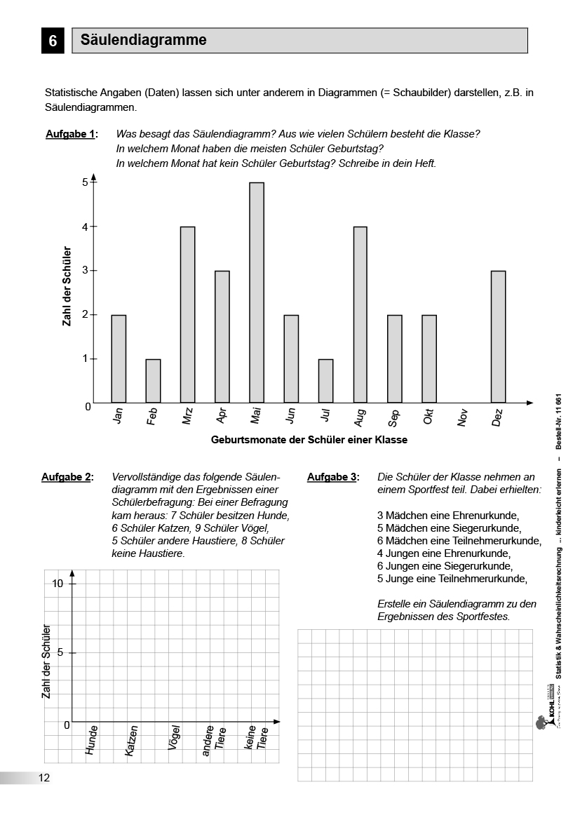 Statistik und Wahrscheinlichkeitsrechnung / PDF, ab 10 J., 80 s. (Kopie)