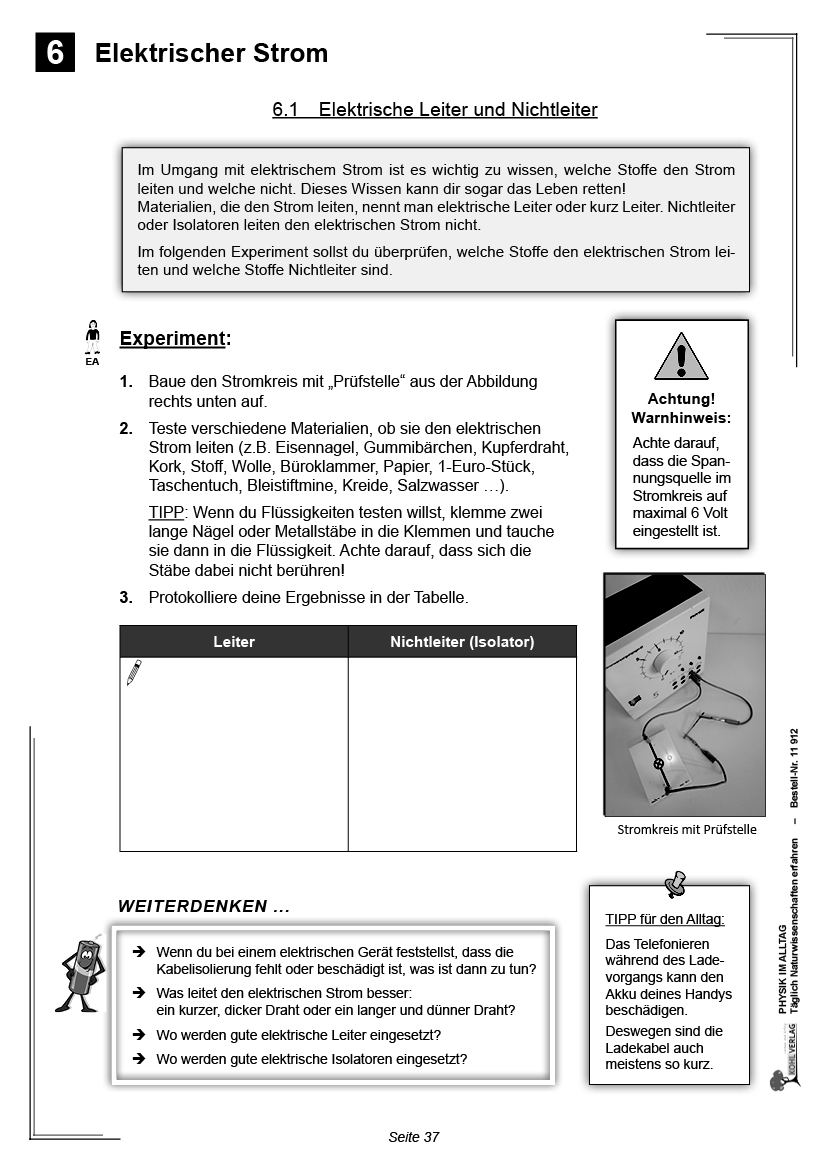 Physik im Alltag/ PDF, ab 11 J., 72 S.
