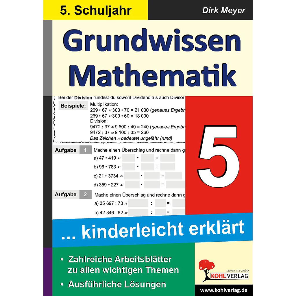 Grundwissen Mathematik / Klasse 5, ab 10 J., 80 S. 