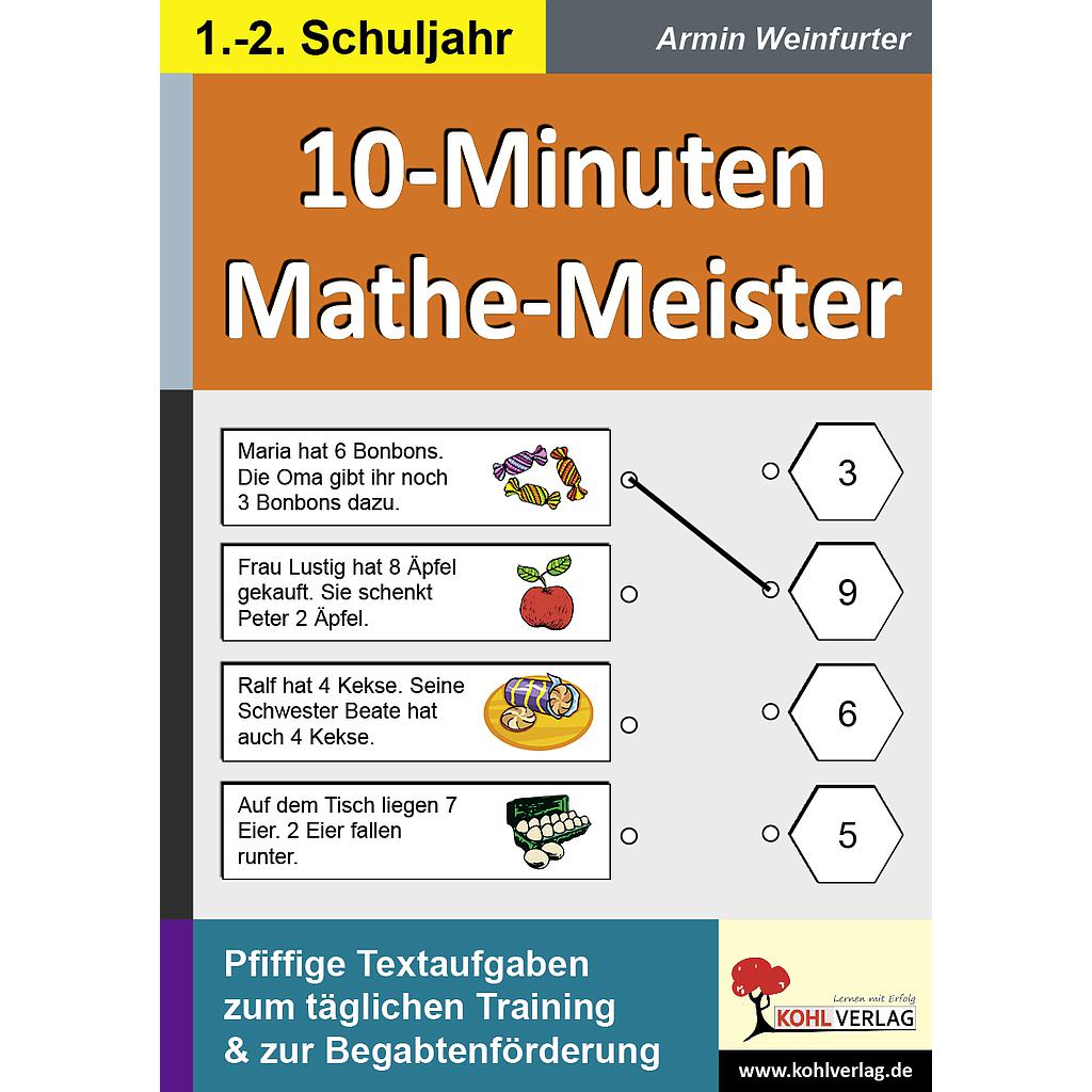 10-Minuten-Mathe-Meister / PDF/ Klasse 1-2, 32 S.