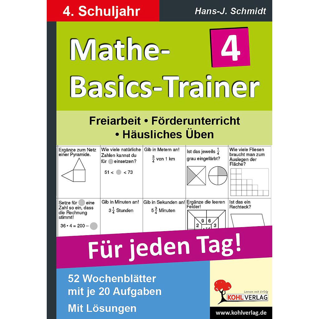 Mathe-Basics-Trainer / Klasse 4 PDF, ab 9 J., 56 S.
