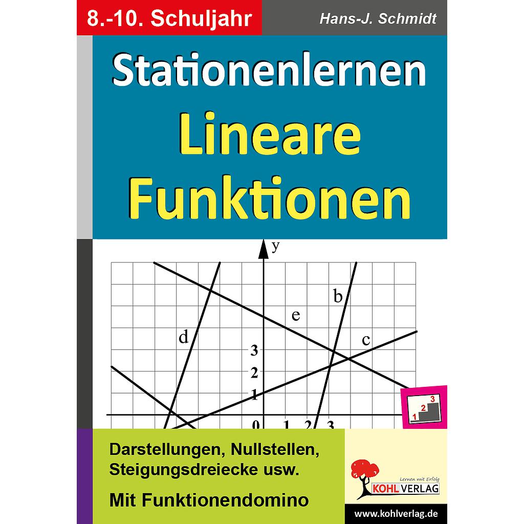 Stationenlernen Lineare Funktionen, ab 13 J., PDF