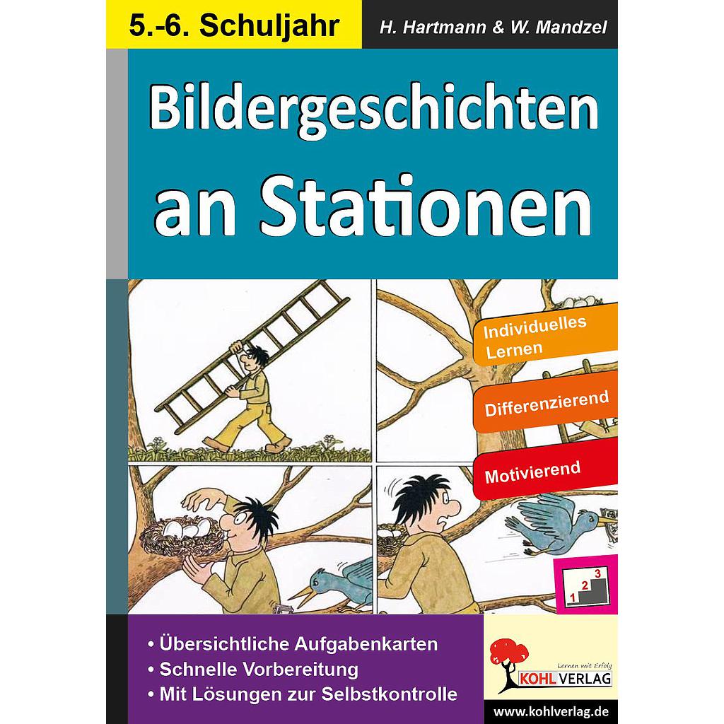 Bildergeschichten an Stationen PDF, ab 10 J., 72 S.