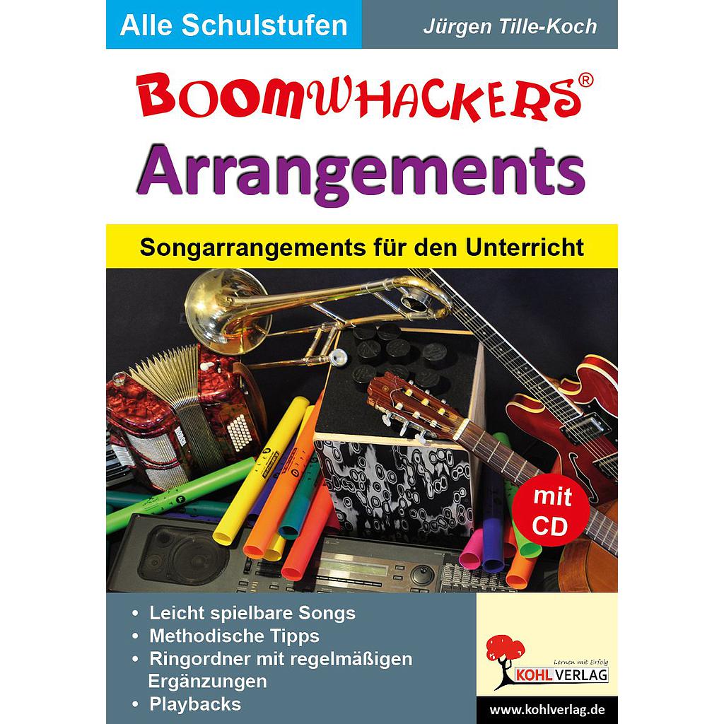 Songarrangements mit Boomwhackers PDF, ab 12 J., 40 S.