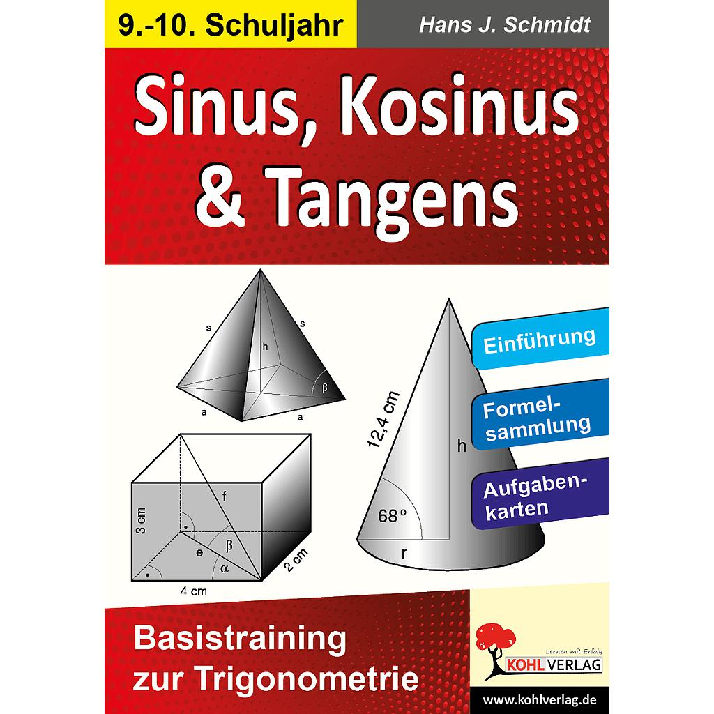 Sinus, Kosinus & Tangens - Basistraining zur Trigonometrie, ab 15 J. 48 S.