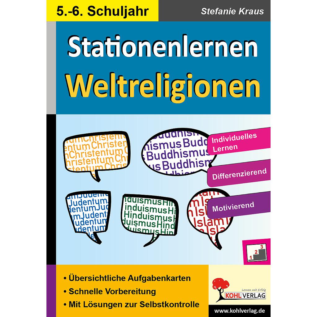 Stationenlernen Weltreligionen / PDF, ab 10 J.