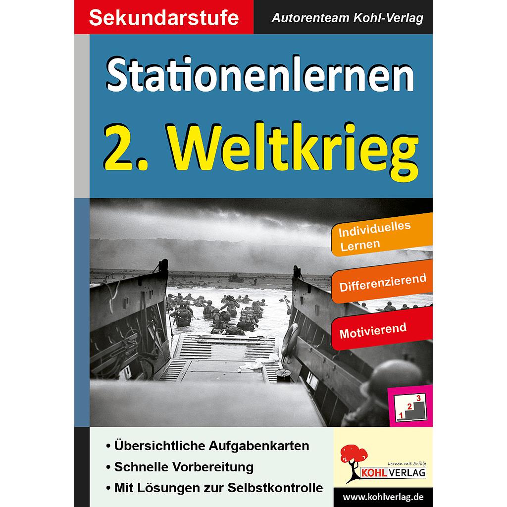 Stationenlernen 2. Weltkrieg / PDF, ab 10 J., 64 S.
