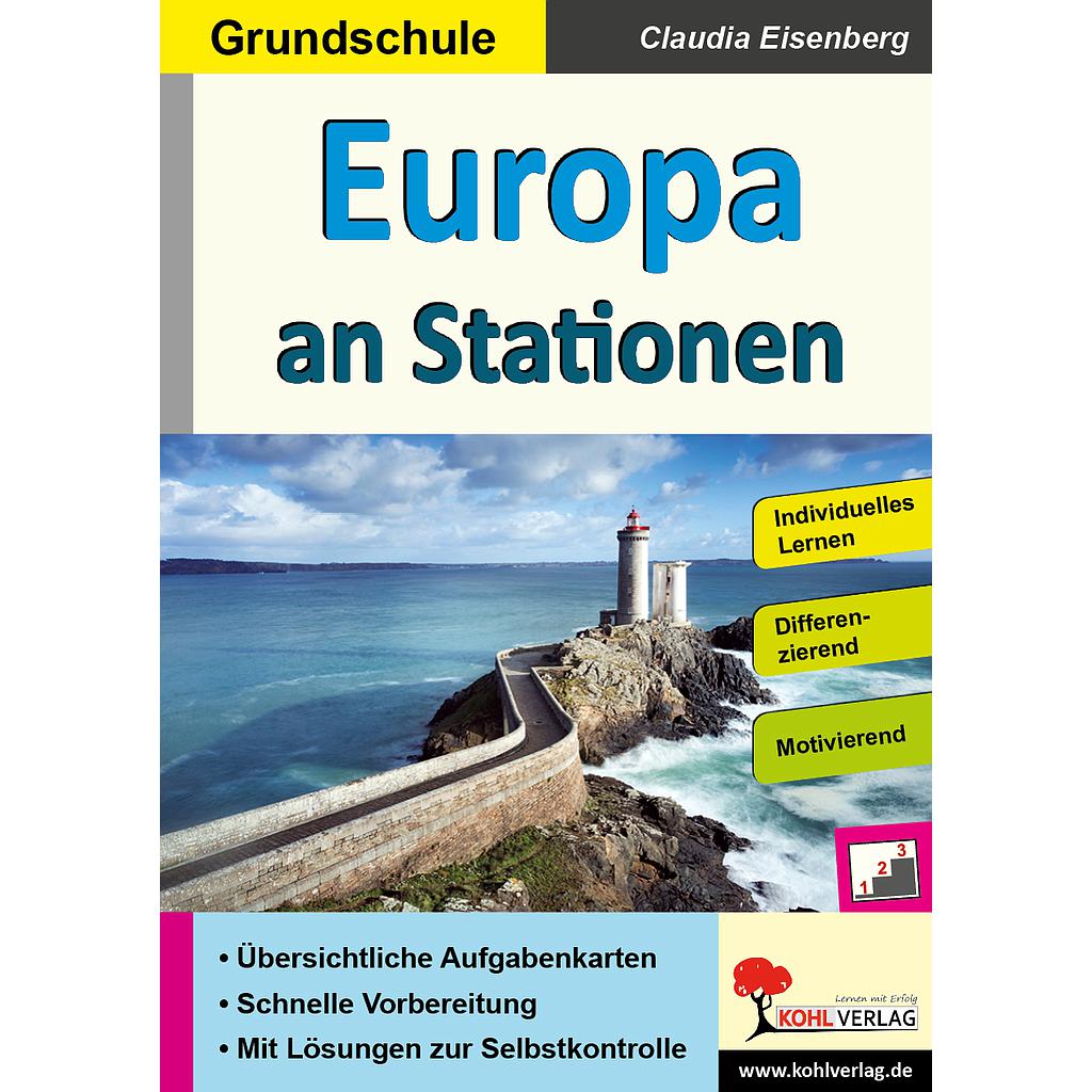 Europa an Stationen, PDF, ab 8 J.
