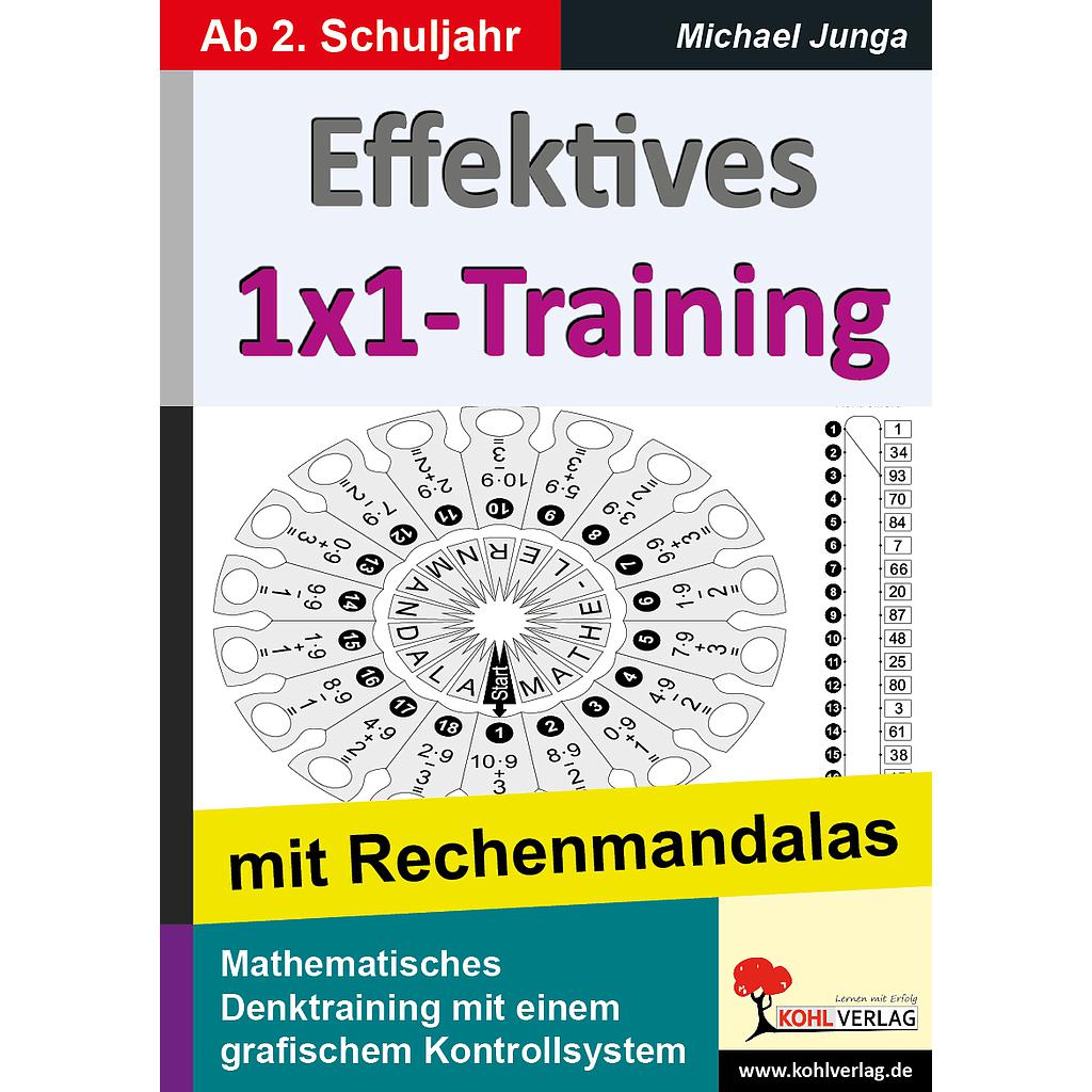 Effektives 1x1-Training mit Rechenmandalas / PDF, ab 7 J.