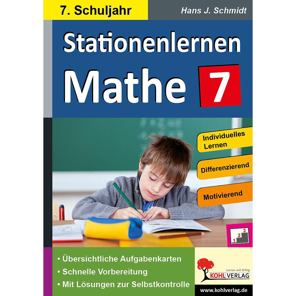 Stationenlernen Mathe / Klasse 7, PDF, ab 12 J., 80 S.