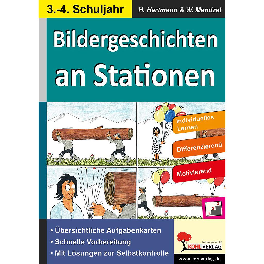 Bildergeschichten an Stationen PDF, ab 8 J., 72 S.