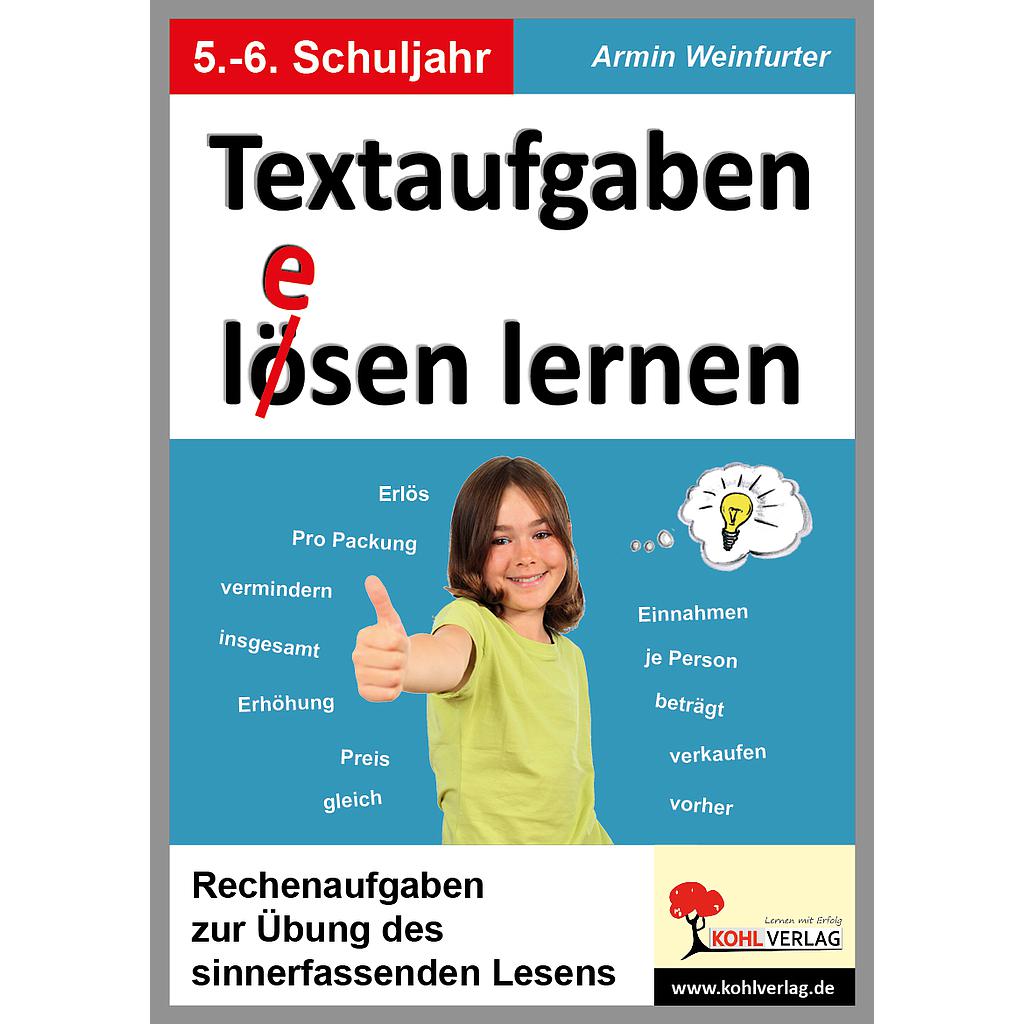 Textaufgaben lösen lernen / Klasse 5-6 , PDF, ab 10 J., 64 S.