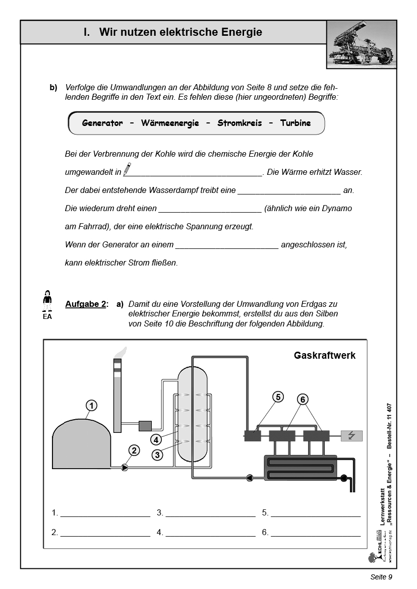 Lernwerkstatt Ressourcen und Energie PDF, ab 9 j., 48 S.