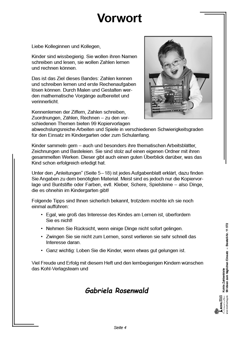 Kohls Zahlenkiste PDF, ab 6 J., 112 S. 