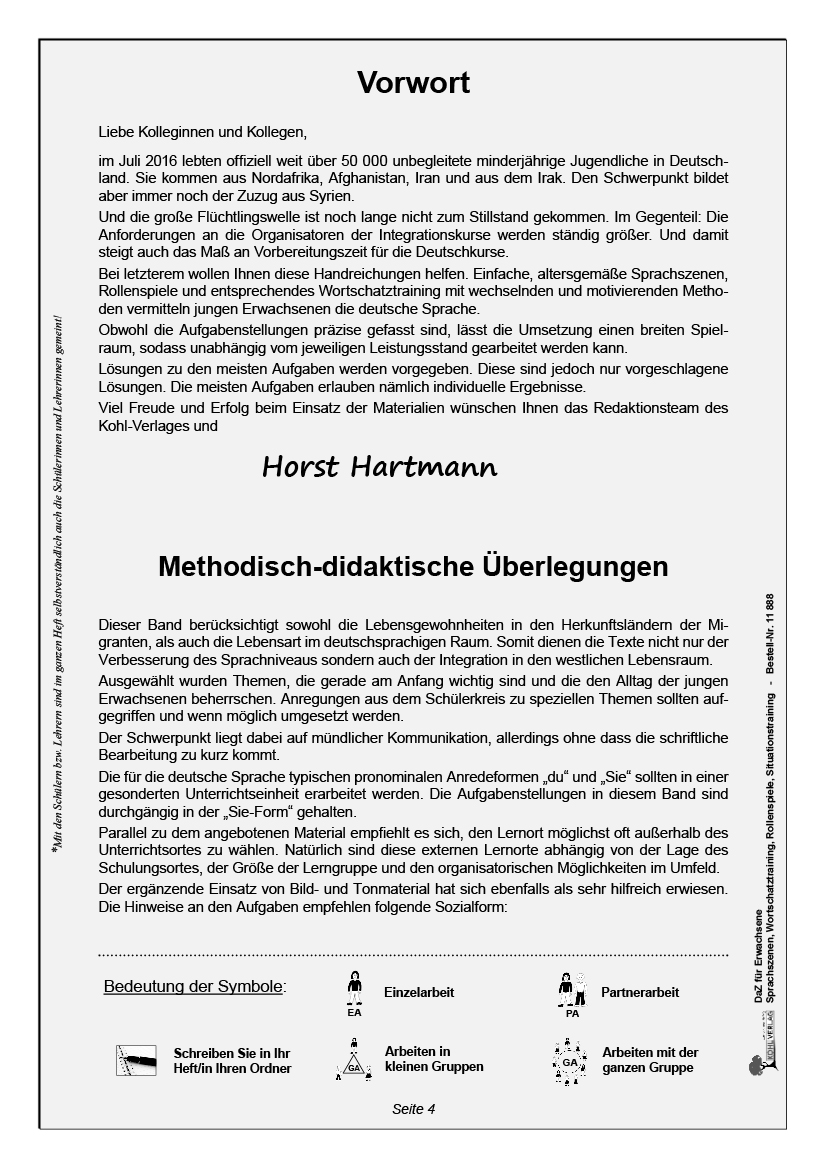 DaZ für Erwachsene 1 PDF, ab 15 J., 32 S.