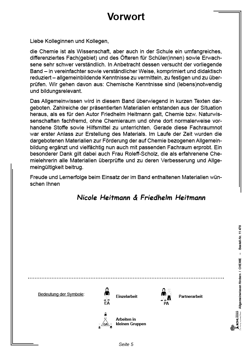 Allgemeinwissen fördern CHEMIE PDF, 104 S.