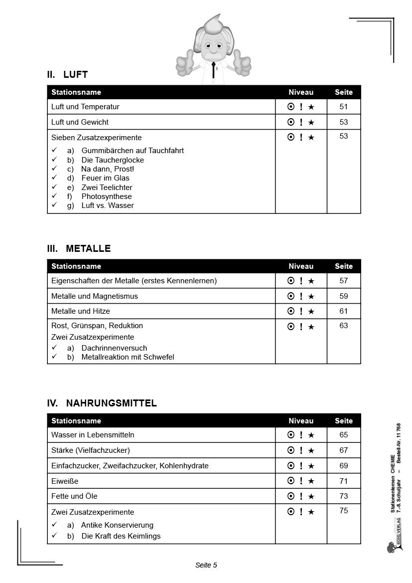 Stationenlernen Chemie / Klasse 7-8, 80 S.
