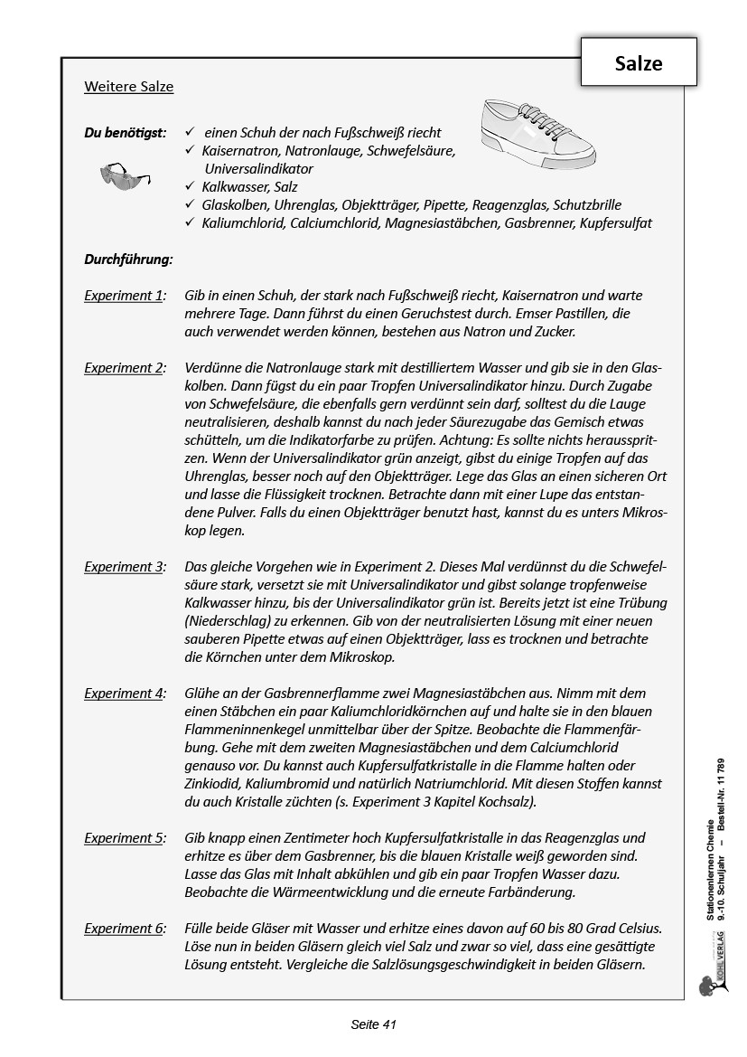 Stationenlernen Chemie / Klasse 9-10 PDF, 88 S.