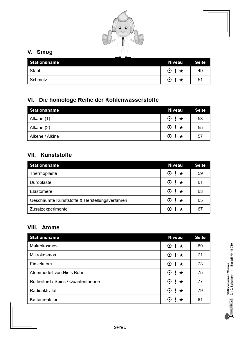 Stationenlernen Chemie / Klasse 9-10, 88 S.
