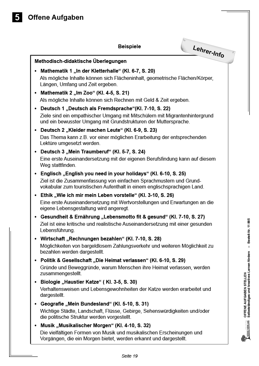 Offene Aufgaben stellen PDF, 32 S.