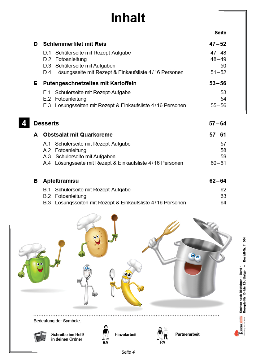 Kochen nach Bildfolgen 1 PDF, ab 10 J., 64 S.
