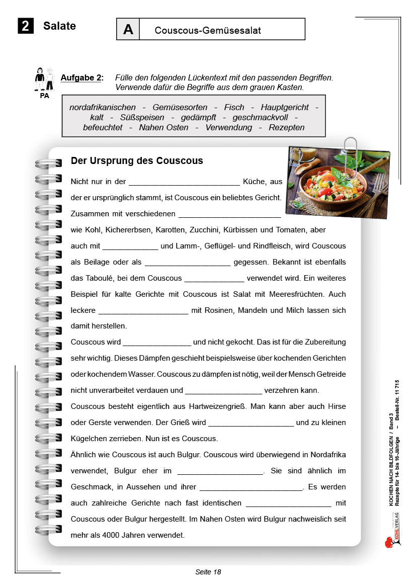 Kochen nach Bildfolgen 3 PDF, ab 14 J., 64 S.