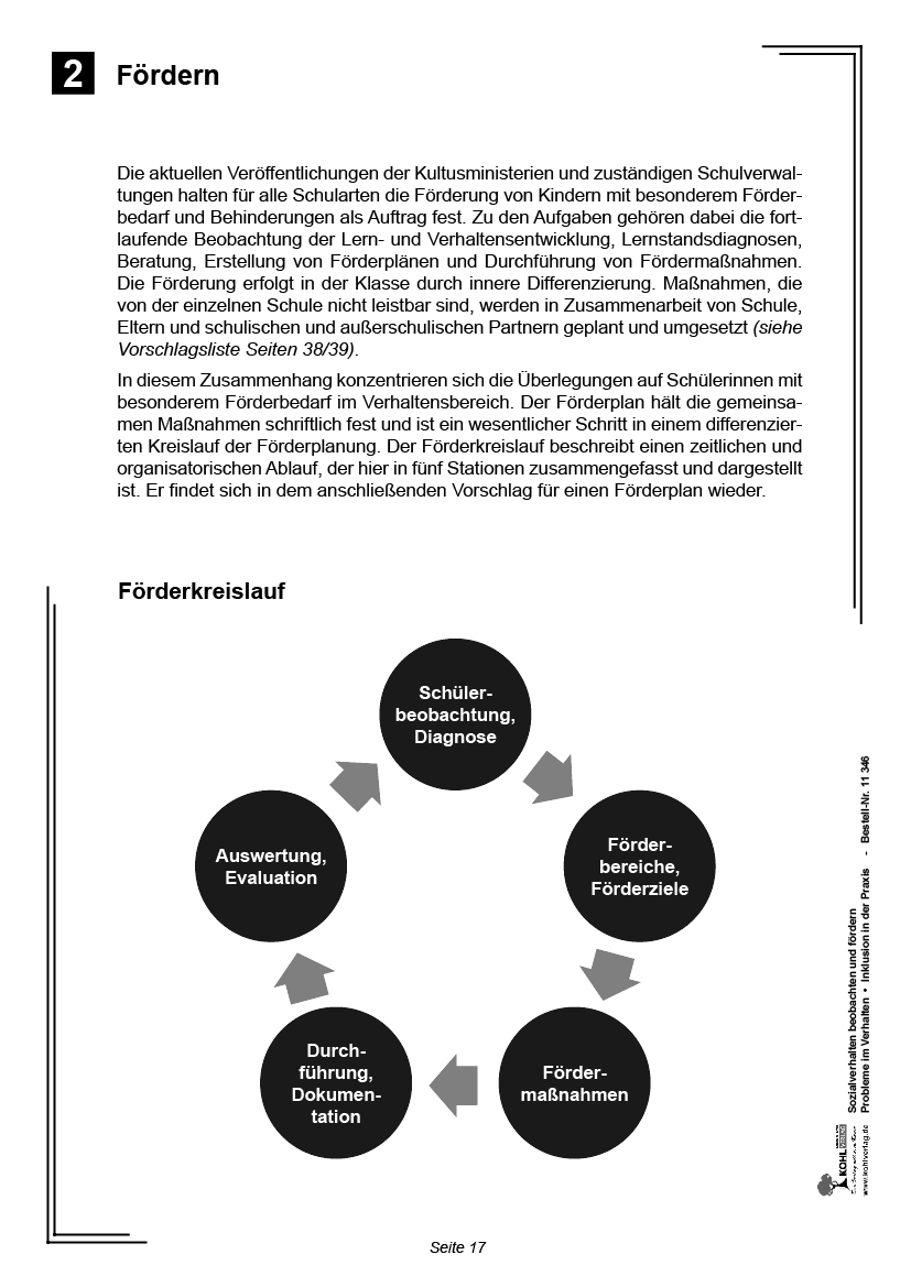 Sozialverhalten beobachten & fördern PDF, 40 S.