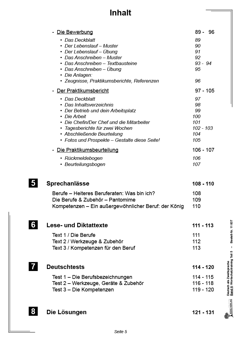 Deutsch als Zweitsprache in Vorbereitungsklassen Band 6 PDF, 112 S.