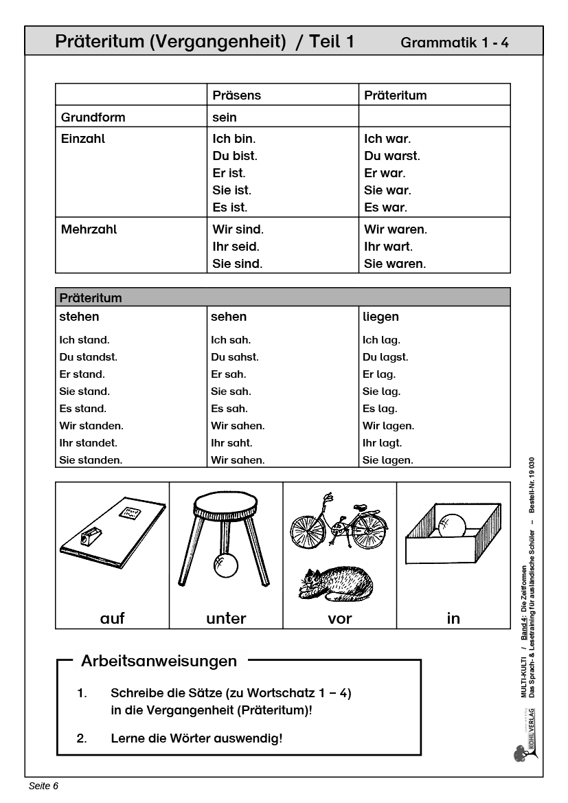 Multi-Kulti Band 4: Die Zeitformen PDF, 36 S.