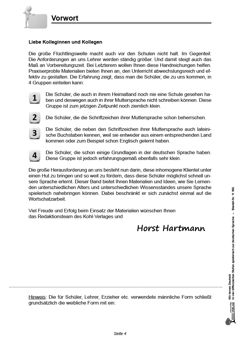 Wir lernen Deutsch - für Spracheinsteiger PDF, 32 S.