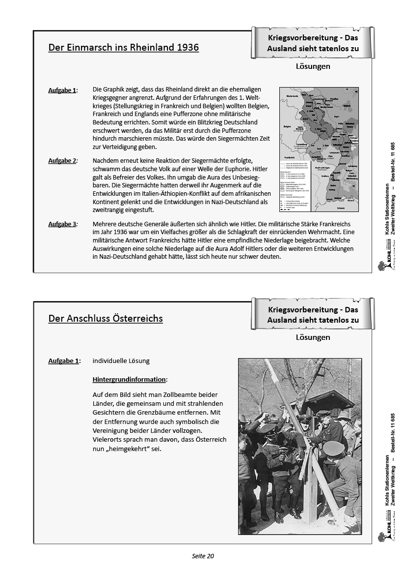 Stationenlernen 2. Weltkrieg, PDF