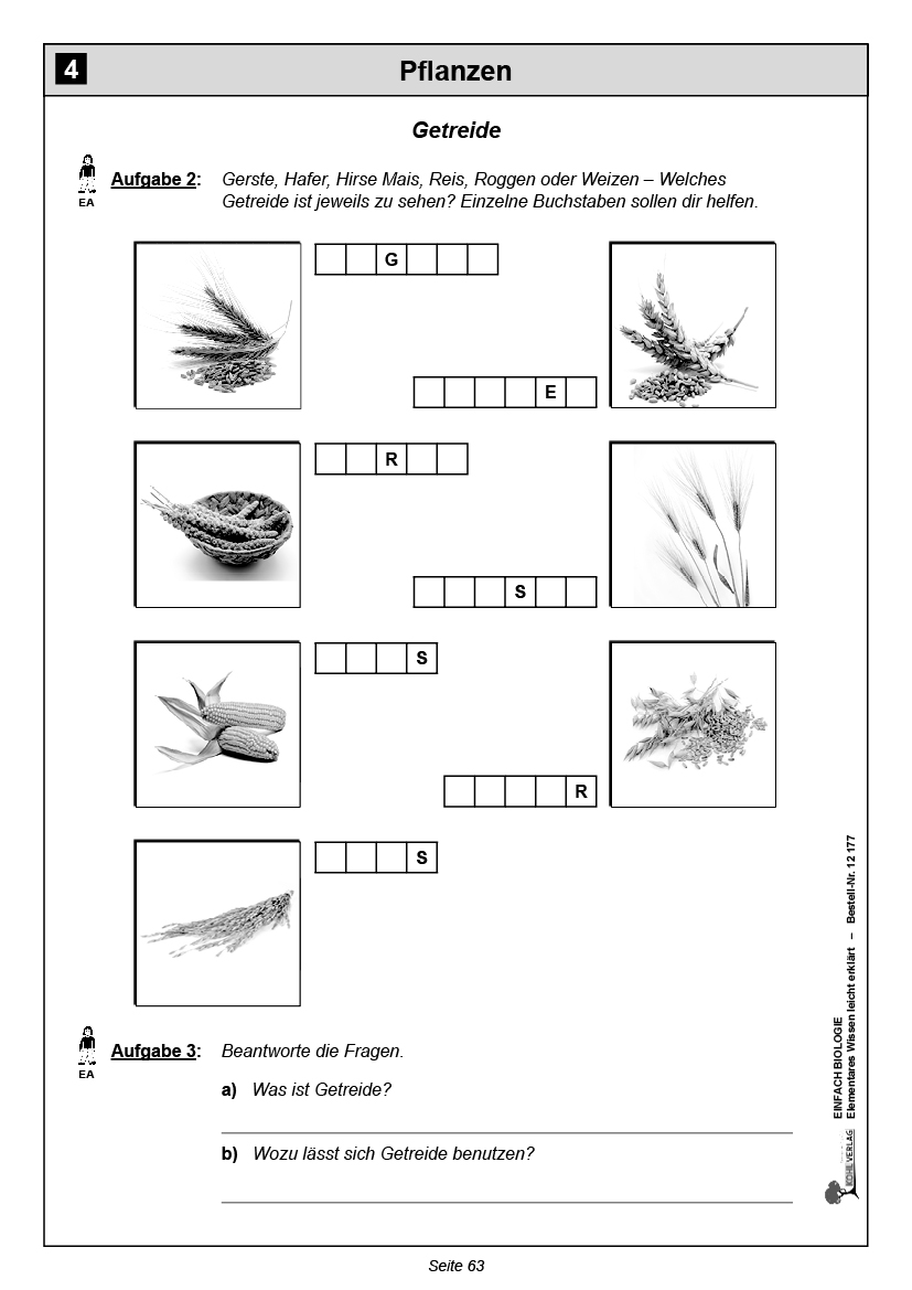 Einfach Biologie - Elementares Wissen leicht erklärt, PDF, ab 10 J.