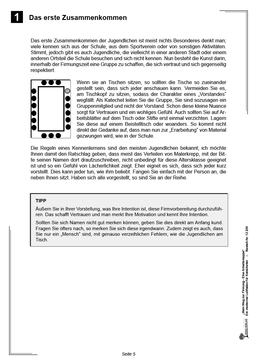 Mein Weg zur Firmung - Eine Arbeitsmappe/ PDF, ab 12 J.