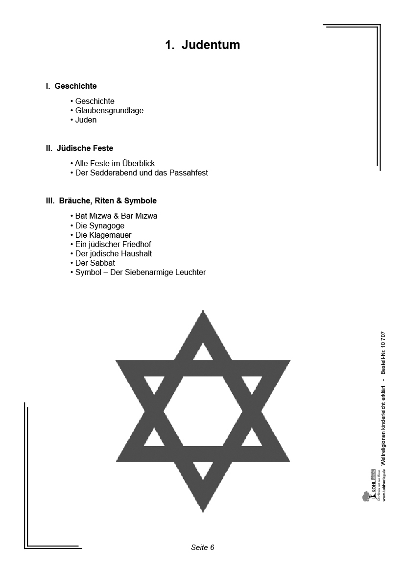Die Weltreligionen kinderleicht verstehen / PDF, ab 8 J.
