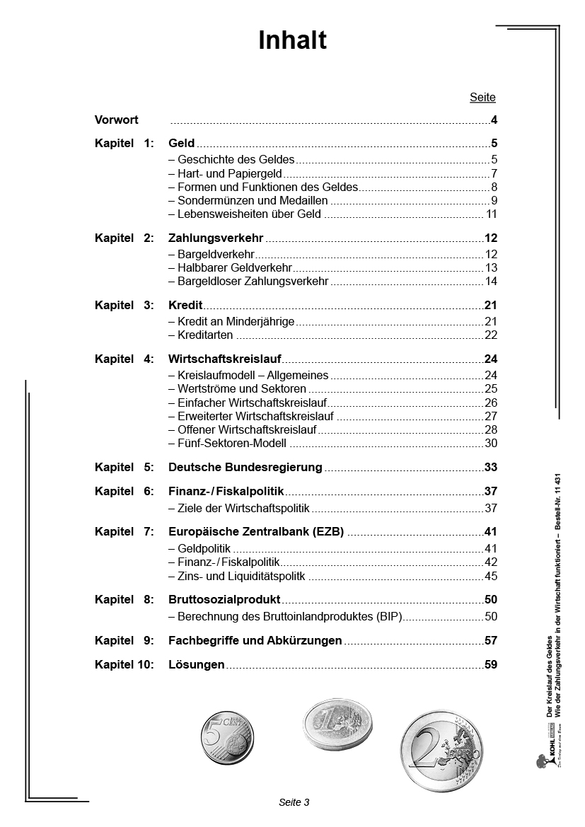 Der Kreislauf unseres Geldes / PDF, ab 12 J.