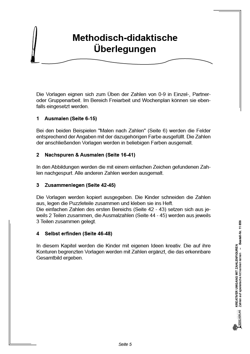 Kreativer Umgang mit Zahlenfiguren PDF, ab 6 J., 48 S.