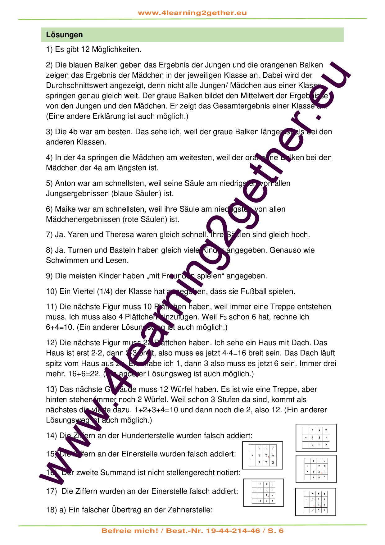 Befreie mich! – Mathematisches Rätselspiel Teil 1 / PDF, ab 10 J., 165 Rätselkarten 