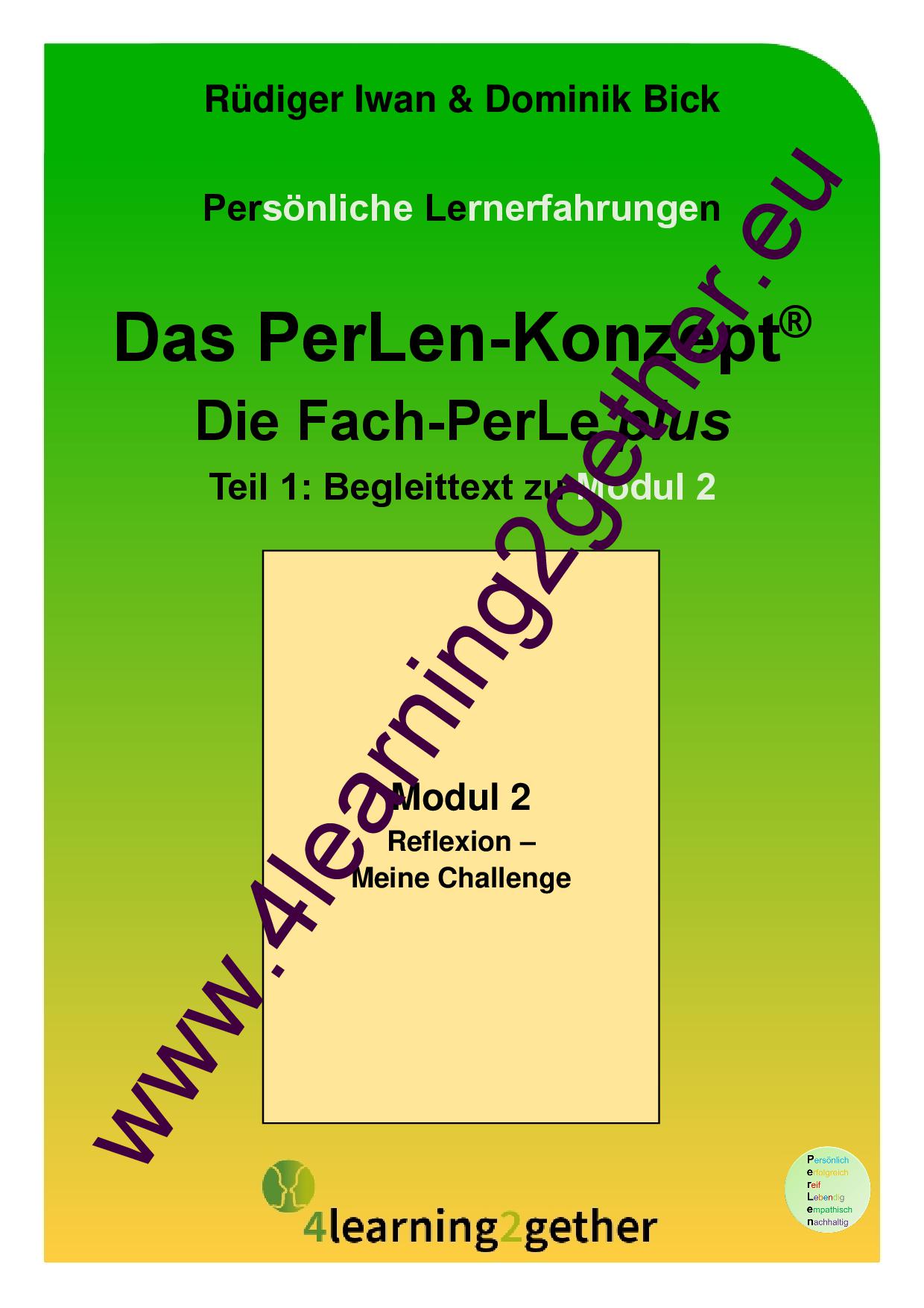 Das PerLen-Konzept®  -  Die Fach-PerLe plus / PDF, ab 11J.