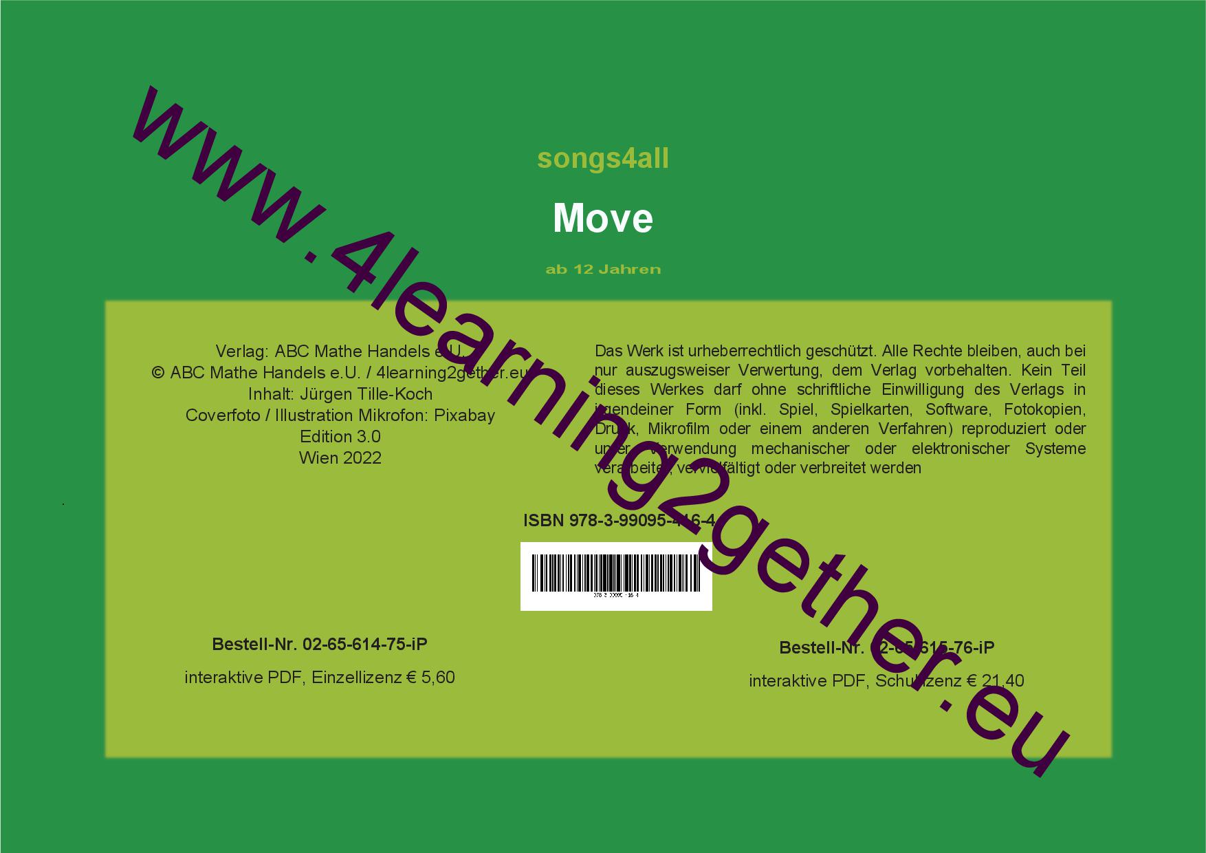 Songs4all: Move/ PDF/ ab 12J