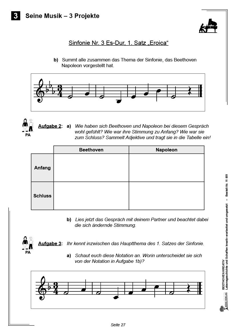 Beethoven kreativ PDF, ab 10 J., 48 S.