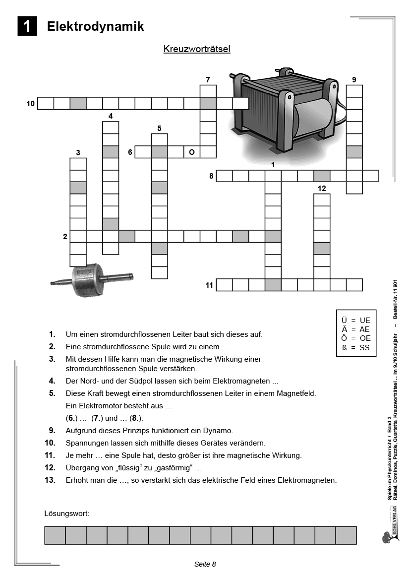 Spiele im Physikunterricht / Klasse 9-10 PDF, ab 13 J., 48 S.
